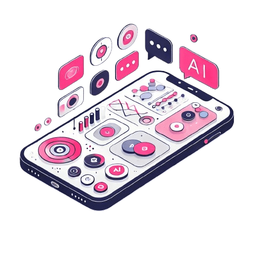 AI Powered Apps Illustration